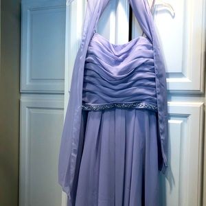 Mori Lee by Madeline Gardener Lilac Prom Dress